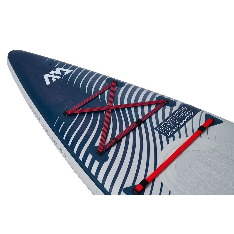 Aqua Marina 12′ 6″ Hyper (Navy) - Touring iSUP, 3.81m/15cm, with coil leash