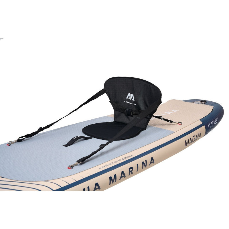 Aqua Marina 11’2″ Magma (Earth Wave) - Advanced All-around iSUP, 3.4m/15cm, with carbon/fiberglass hybrid PASTEL paddle and coil leash