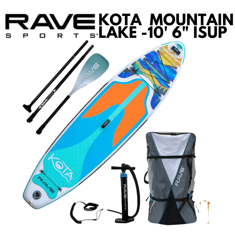 Rave Sports 10' 6" Kota Mountain Lake Inflatable Paddleboard - 03062