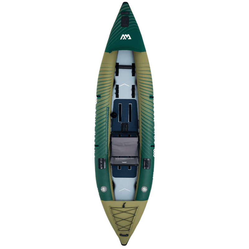 Aqua Marina 13’1 Caliber Angling Kayak 1/2-person. DWF Deck. Foldable fishing seat x1, Cup holder. (paddle excluded)