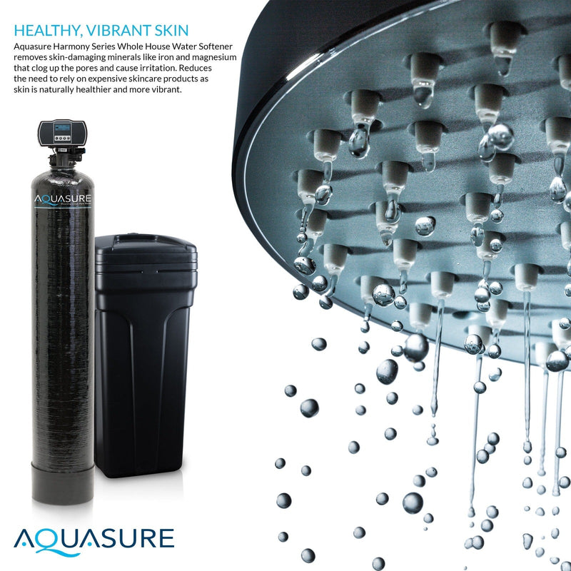 Aquasure Fortitude Pro Series Whole House Water Treatment System - 600,000 Gallon Harmony Series | 64,000 Grains Water Softener