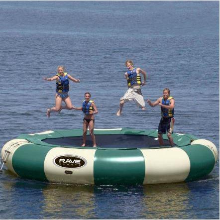 Rave Sports - Aqua Jump 200 Northwoods Water Trampoline - 00201