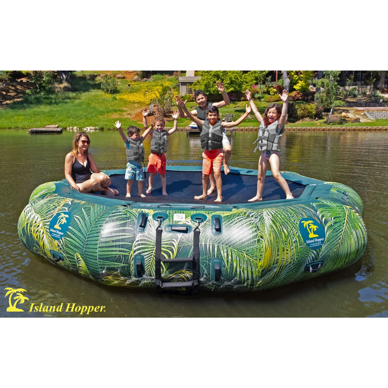 Island Hopper 15' Water Bouncer Lakeside Graphics Series - 15'LKS-BNS